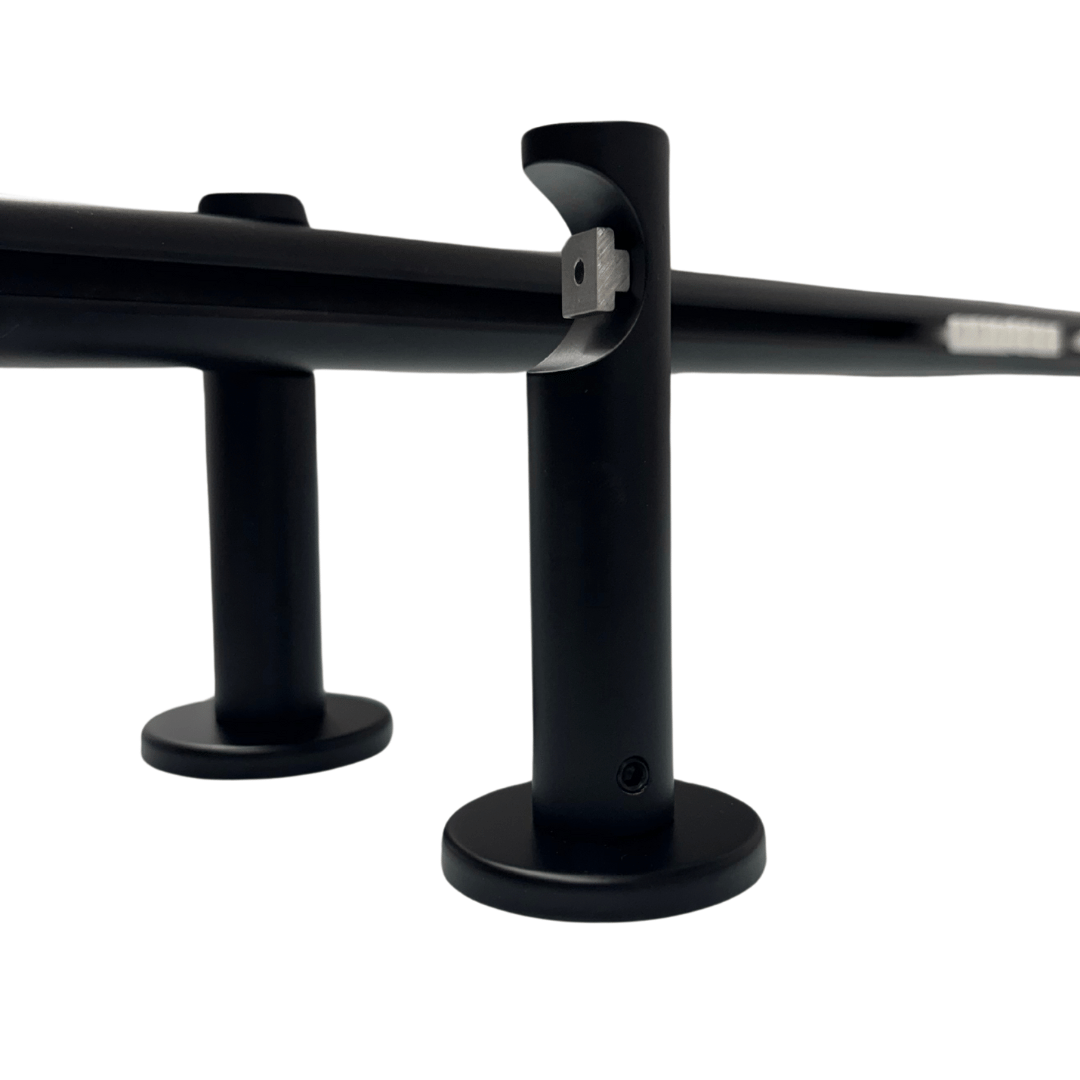 Maza Decor Curtain Rod - Black Metal