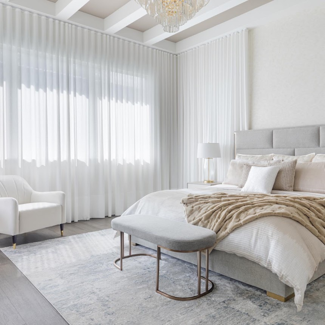 Cortina elegante Maza Decor White Elegance (sin oscurecimiento)