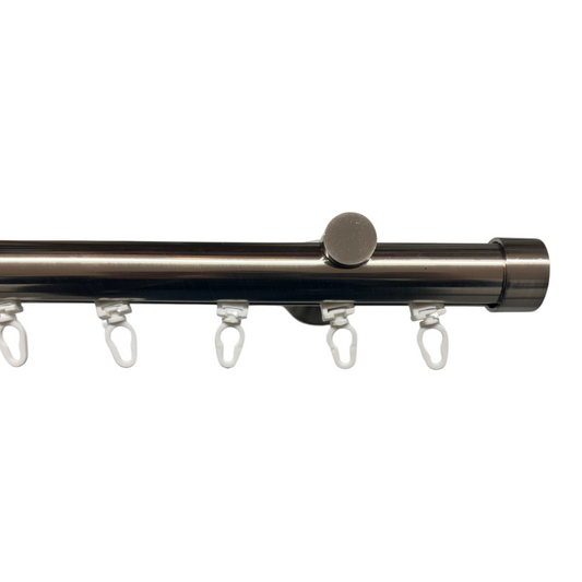 Maza Decor Curtain Rod - Nickel Metal