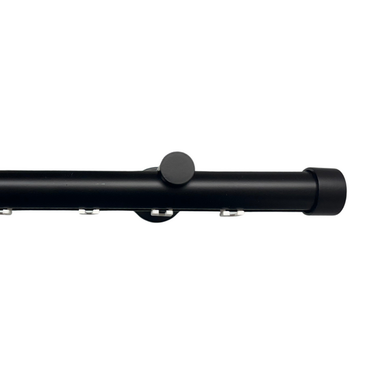 Maza Decor Curtain Rod - Black Metal