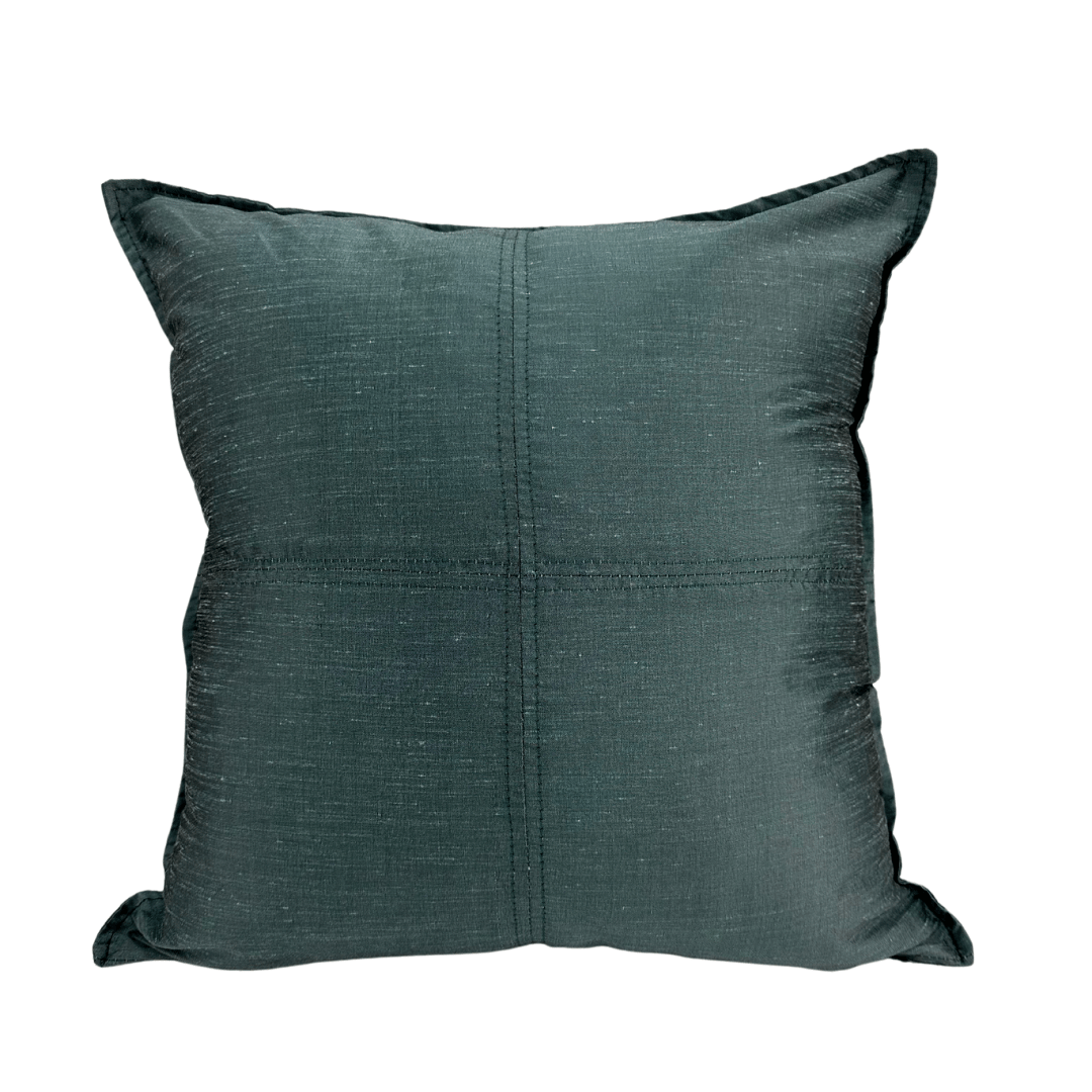 Maza Throw Pillow Green Geometric