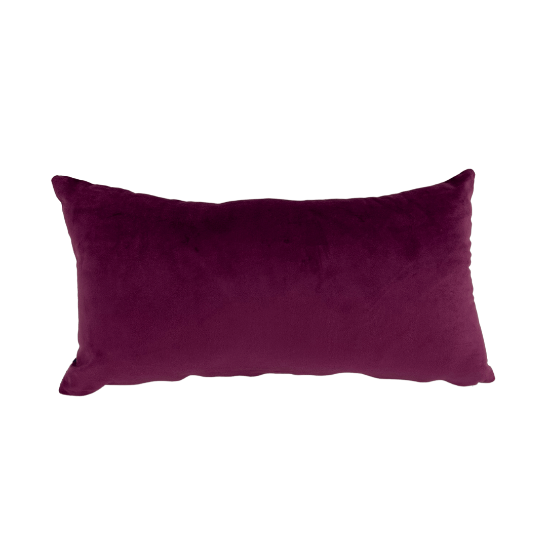 Maza Throw Pillow Green and Purple