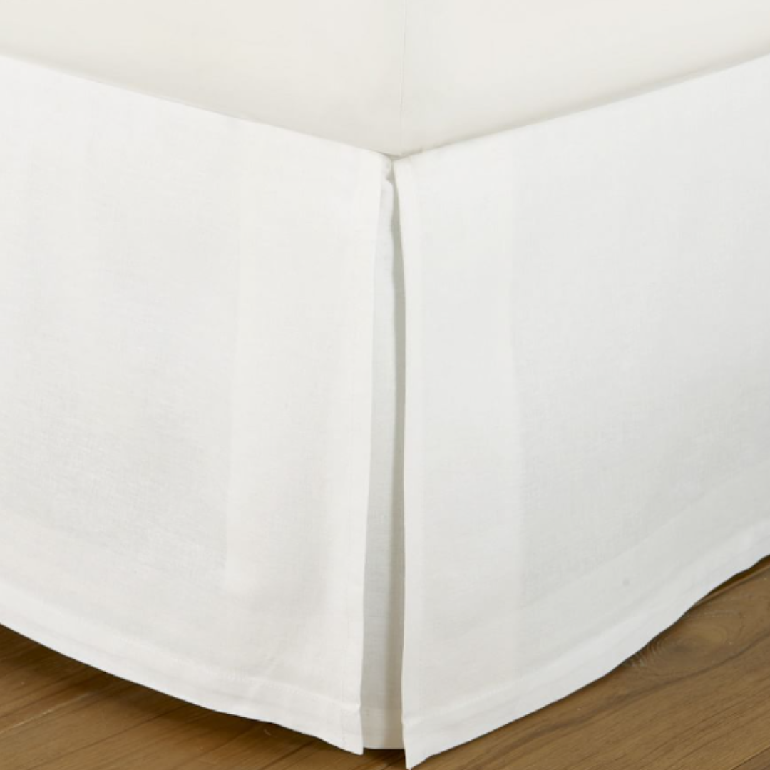 Maza Bed Skirt Elegancy White